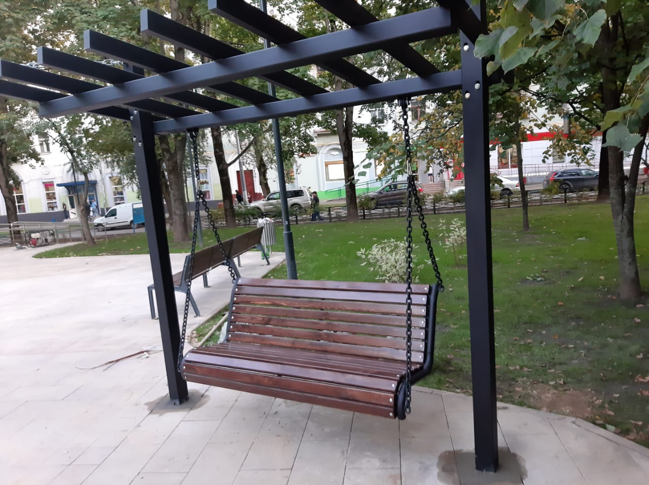 Качели парковые тип-3