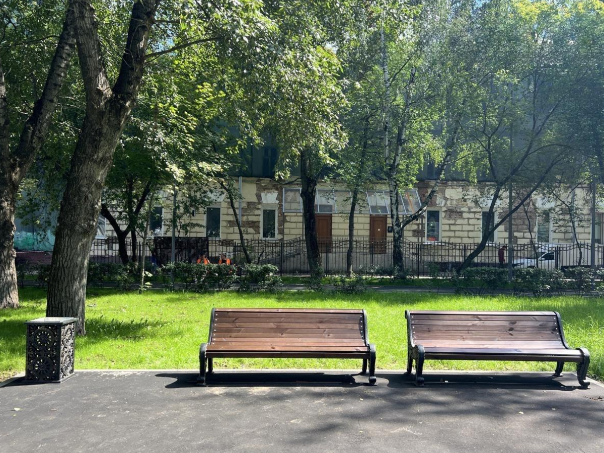 Скамейка чугунная «Нескучный Сад»
