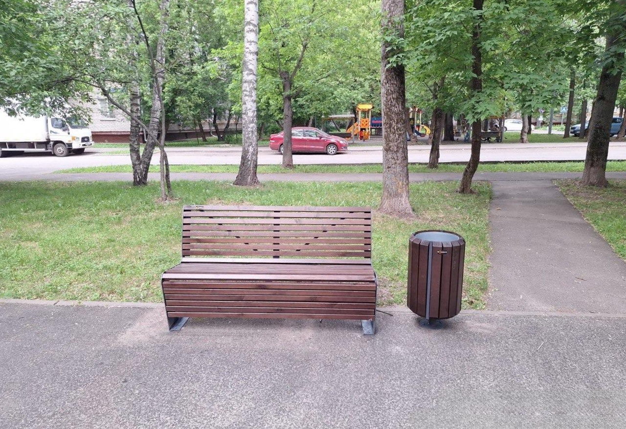 Скамейка стальная «Мадрид» (L1500 мм)