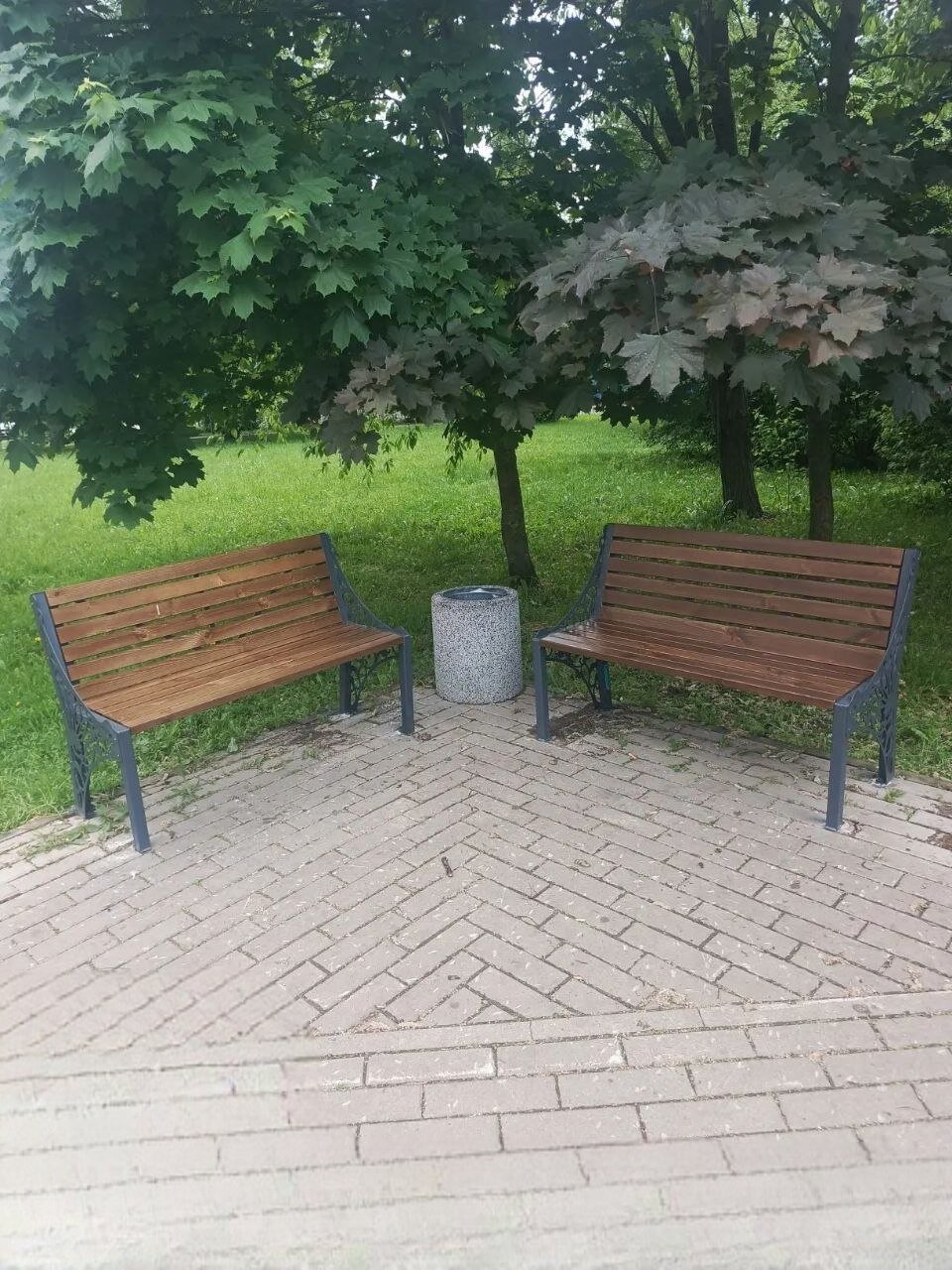 Скамейка стальная «Цитадель»