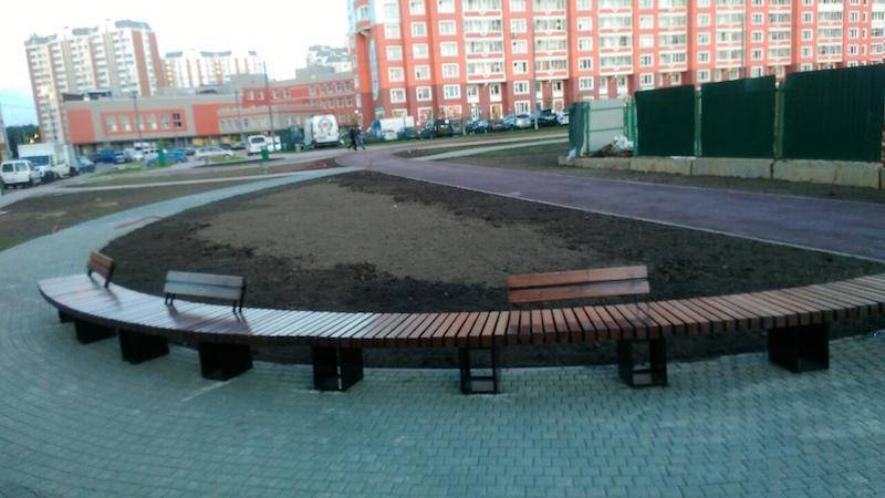 Садово-парковая скамейка «Радиус»