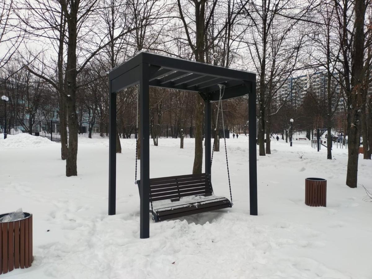 Скамейка-качели парковые "Пегас"