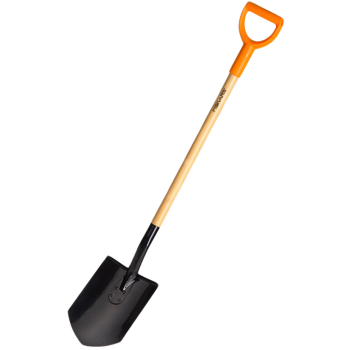 Лопата FISKARS штыковая с деревянным черенком