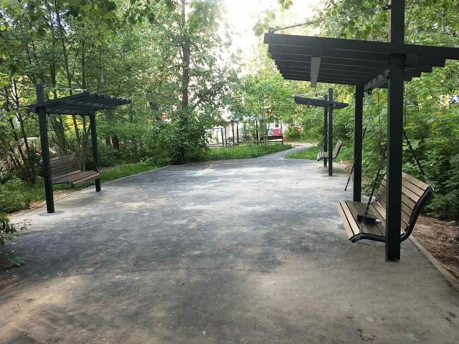 Качели парковые тип-3