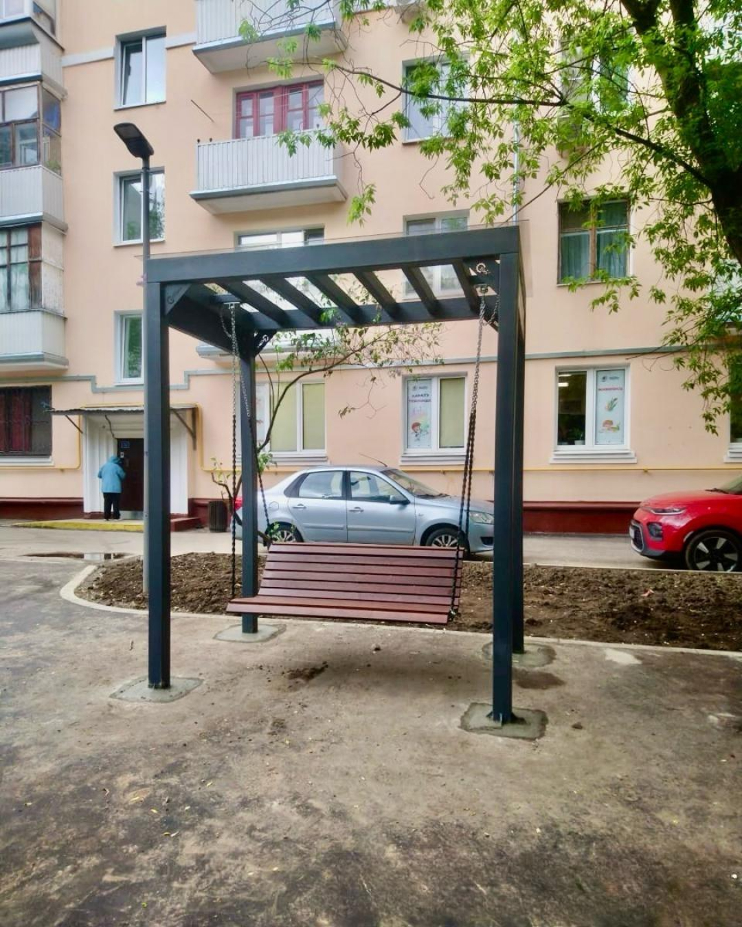 Скамейка-качели парковые "Пегас"