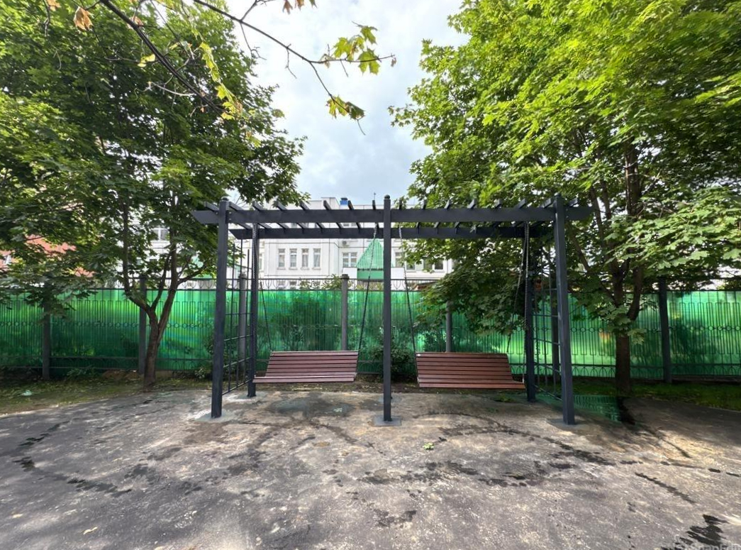 Качели садово-парковые «Зимний сад» двойные