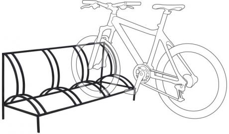 Велопарковка 4х местная VELO-4