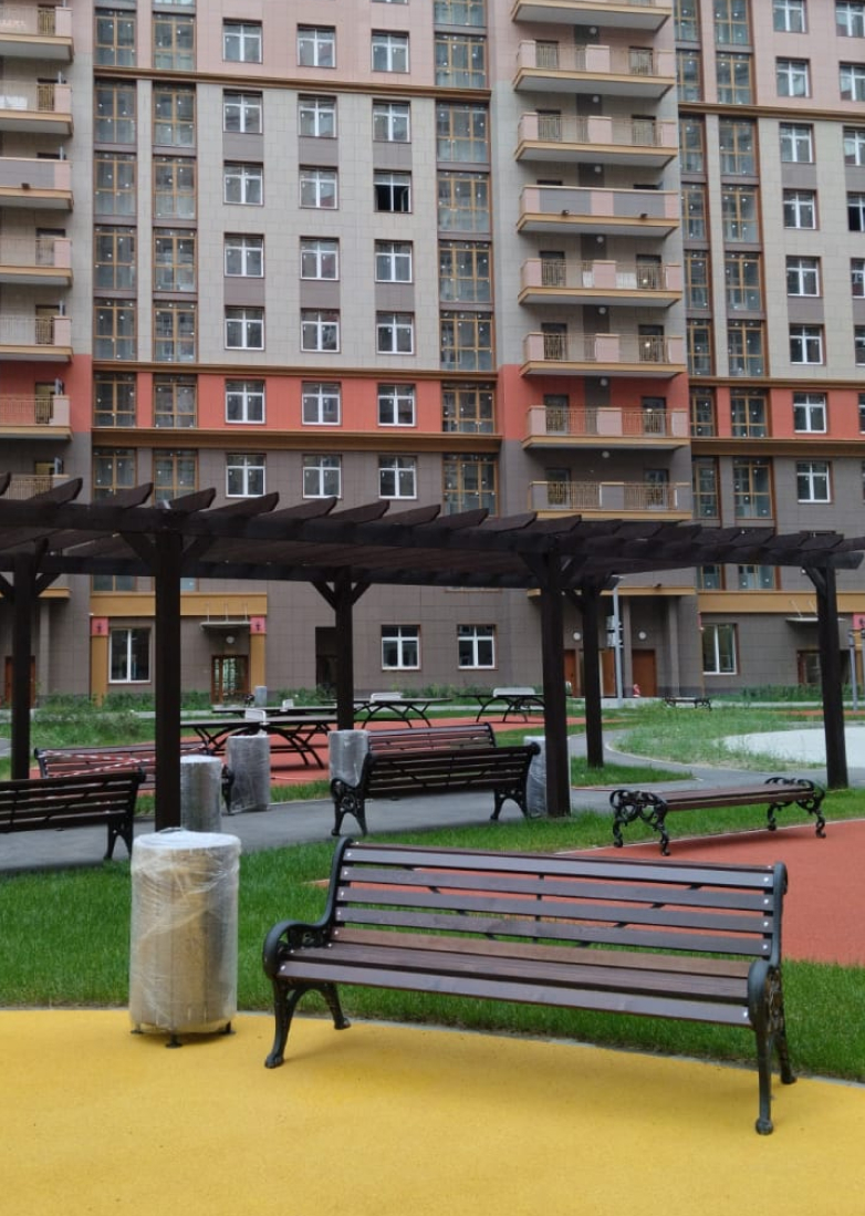 Скамейка чугунная «Новый Парк»